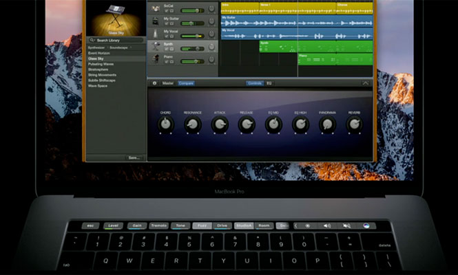 La actualización de Garageband agrega baterías,