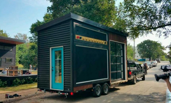 Esta casa rodante es además un gigantesco